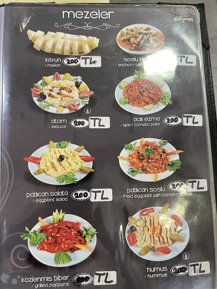 Menu - Balıkçı Süleyman photo 4