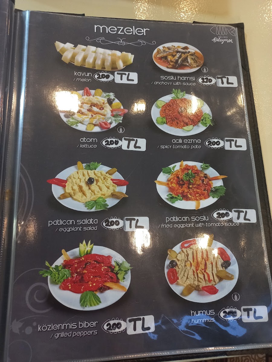 Menu - Balıkçı Süleyman photo 8