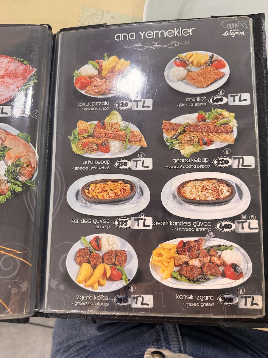 Menu - Balıkçı Süleyman photo 9